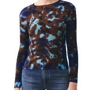 Agolde long sleeve tie dye shirt size medium